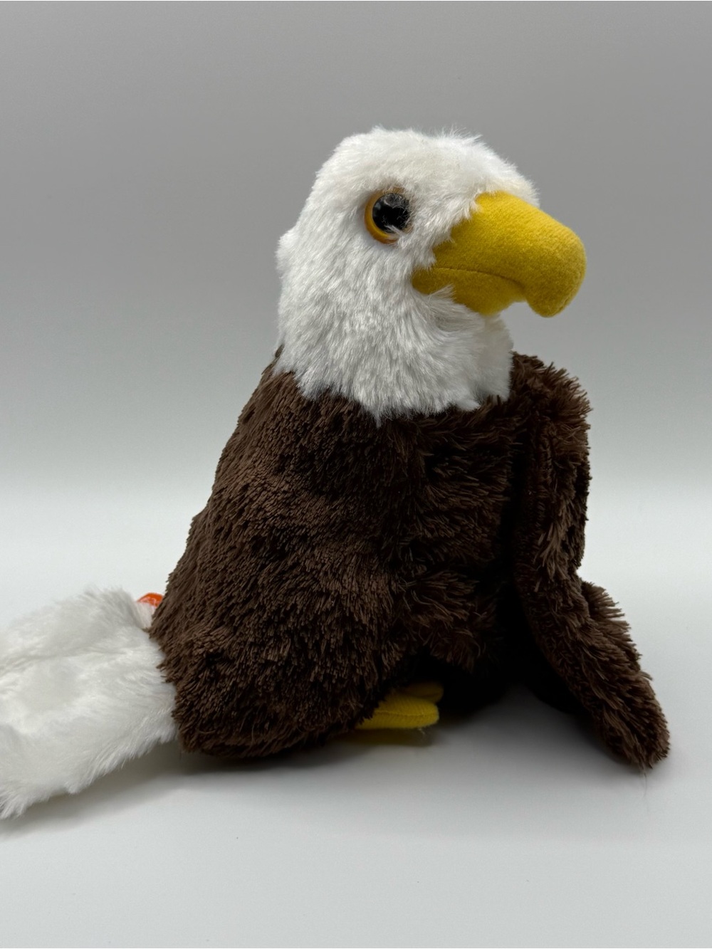 Wild Republic K&M International Bald Eagle Slap Bracelet/ Bag Clip Plush (PL-35)